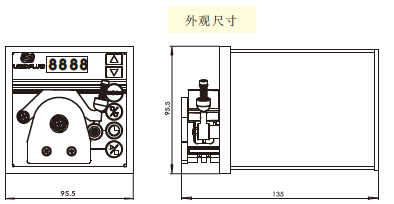 BQ80S蠕動(dòng)泵尺寸